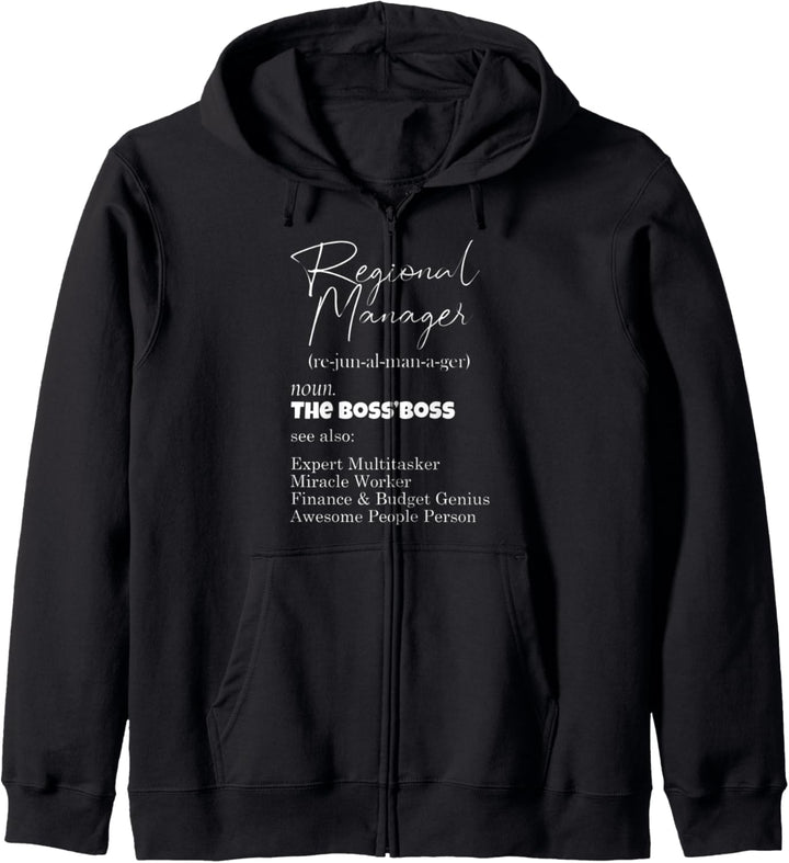 World's Best Boss Assistant Regional Manager Büro Geschenke Kapuzenjacke