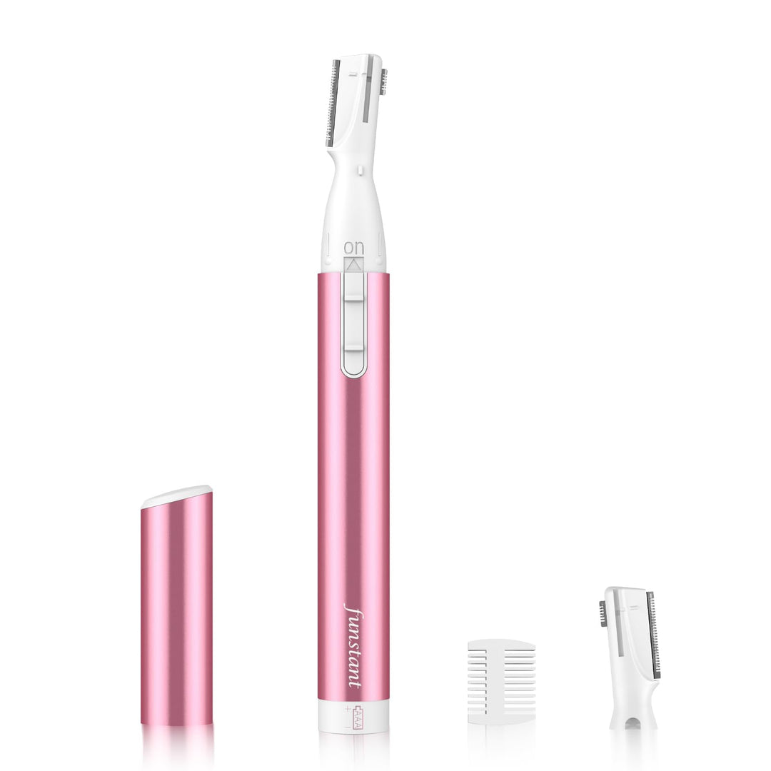 Augenbrauen-Trimmer batteriebetrieben, Präzisions-Augenbrauenrasierer für Damen, Elektrischer Gesich