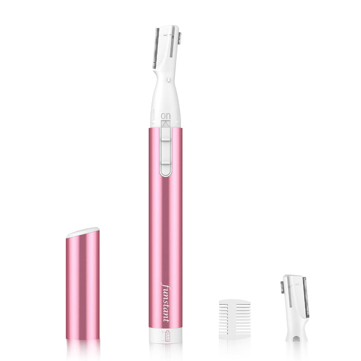 Augenbrauen-Trimmer batteriebetrieben, Präzisions-Augenbrauenrasierer für Damen, Elektrischer Gesich