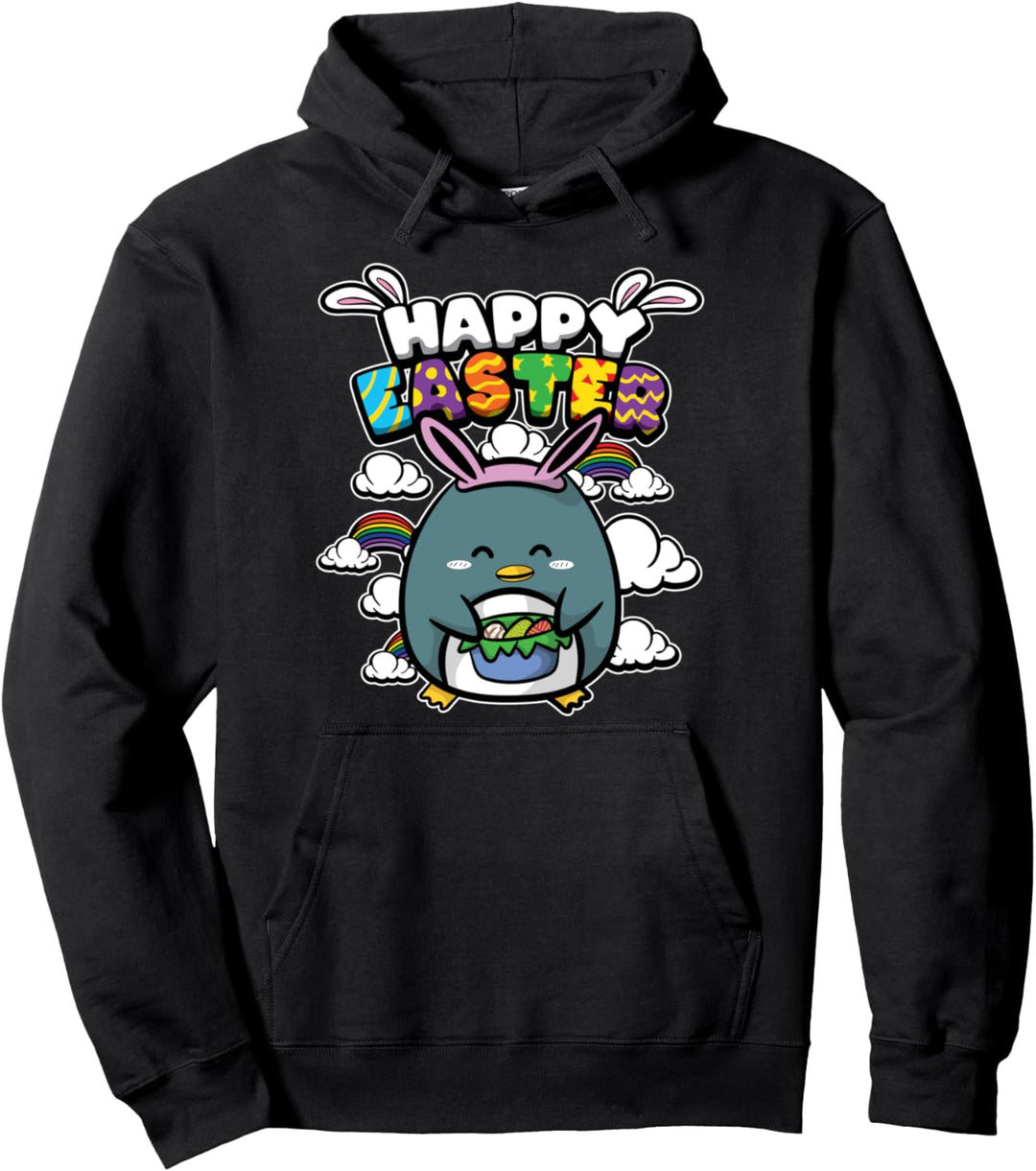 Happy Easter - Ostertiere - Süsser getarnter Pinguin Pullover Hoodie