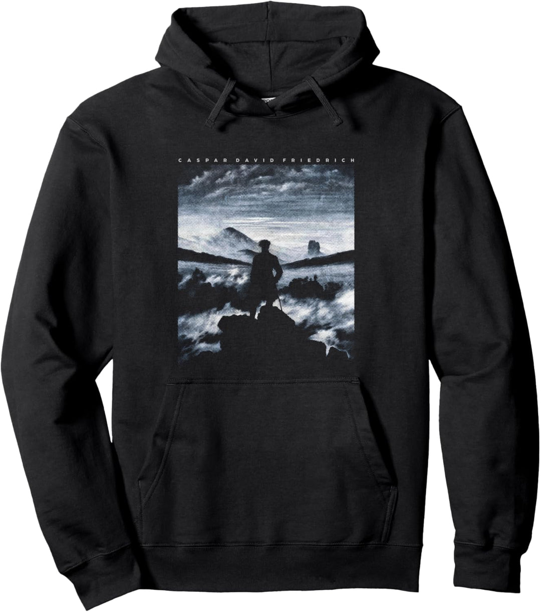 Caspar David Friedrich Wanderer Über Dem Nebelmeer Pullover Hoodie