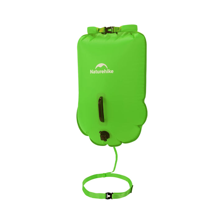 Naturehike 18L Schwimmboje Zwei Airbags Swim Boje Trockensack wasserdichte Strandtasche mit Verstell