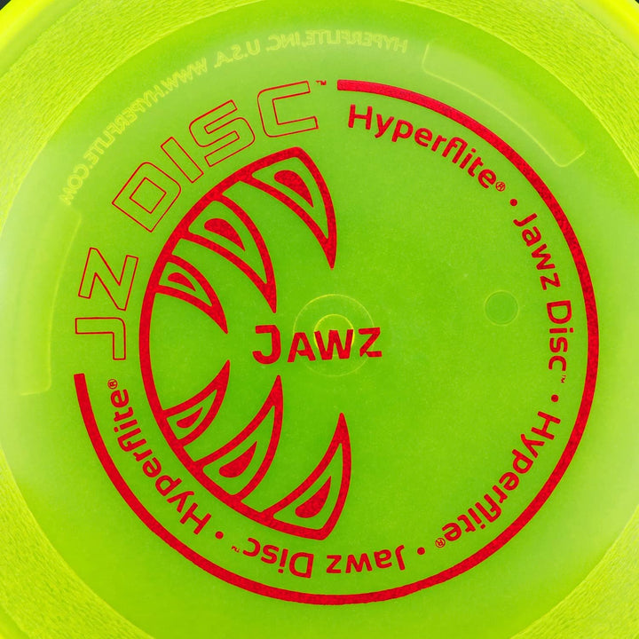 Hyperflite K10 Jawz bissfeste Hunde Frisbee GELB mit X-Flash Anti Glanz gegen Sonnenblitze, Gelb