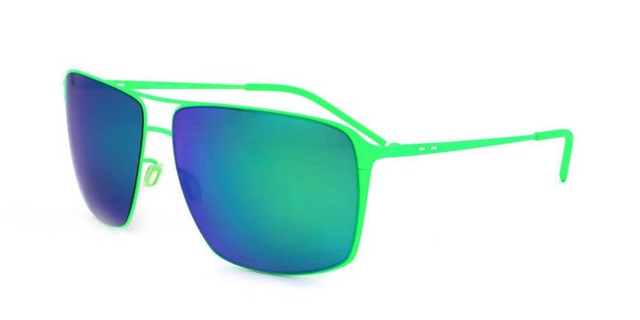 Italia Independent Herren 0210-033-000 Sonnenbrille, Grün (Verde), 61.0
