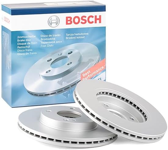 Bosch BD1409 Bremsscheiben - Vorderachse - ECE-R90 Zertifizierung - zwei Bremsscheiben pro Set , 2 S