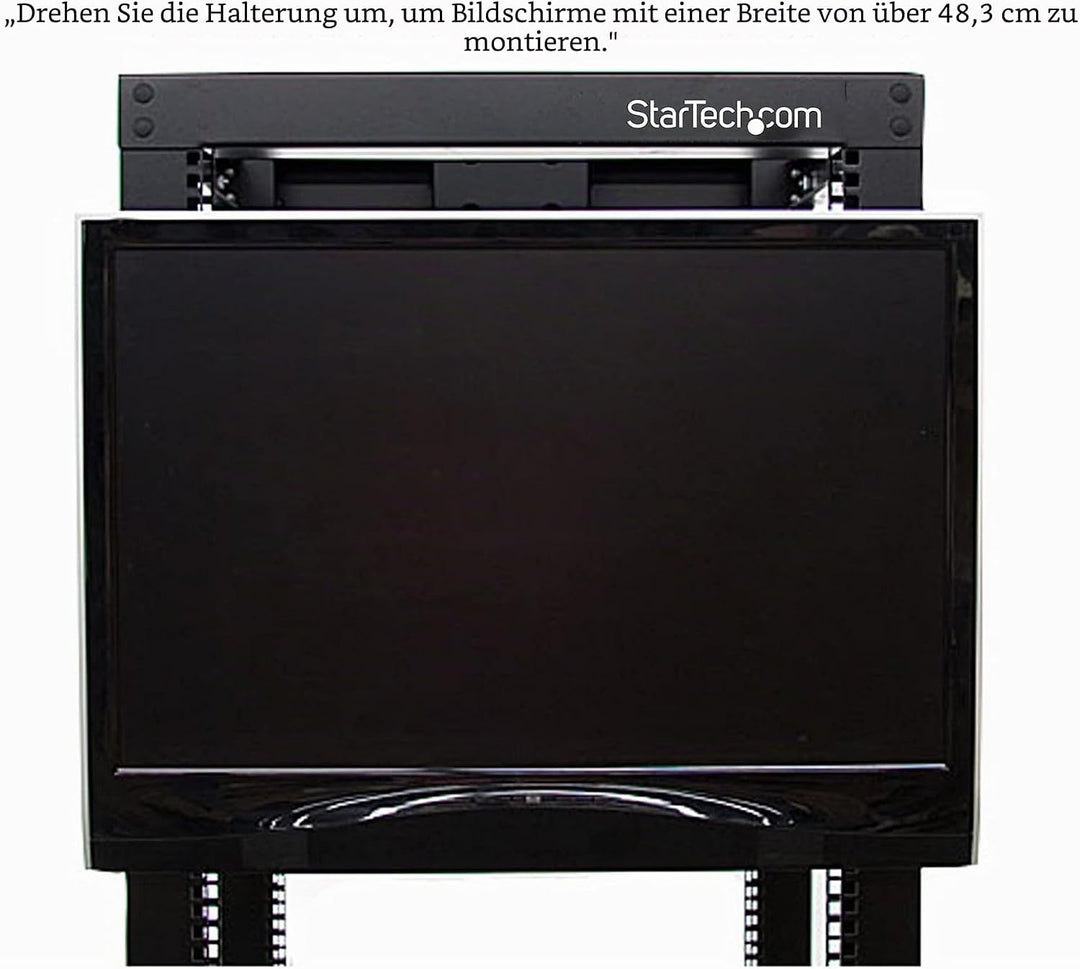 StarTech.com 4 HE Universal VESA LCD-Monitorhalterung für 19 Zoll Rack oder Schrank - TAA-konform -