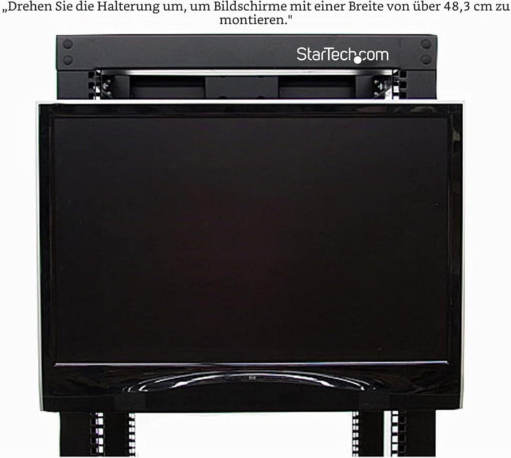 StarTech.com 4 HE Universal VESA LCD-Monitorhalterung für 19 Zoll Rack oder Schrank - TAA-konform -