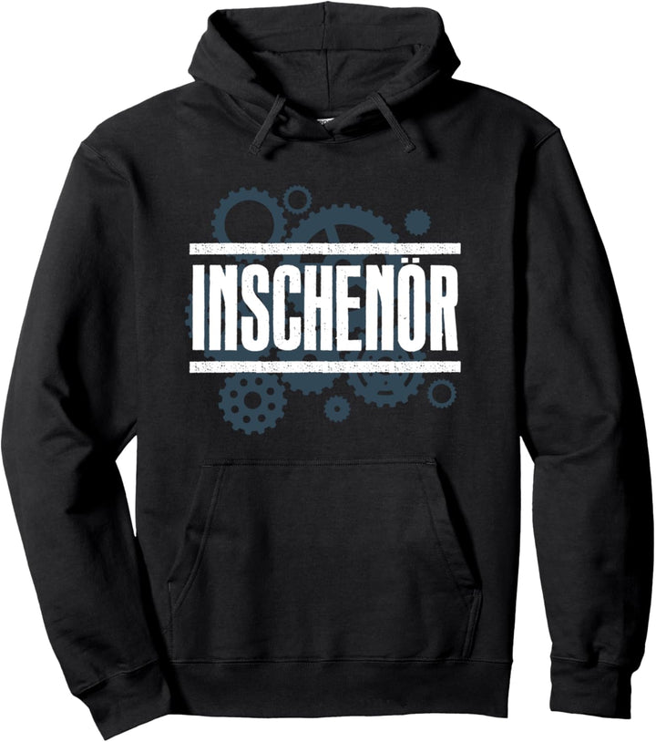 Inschenör Ingenieur Maschinenbau Student Wissenschaftler Pullover Hoodie