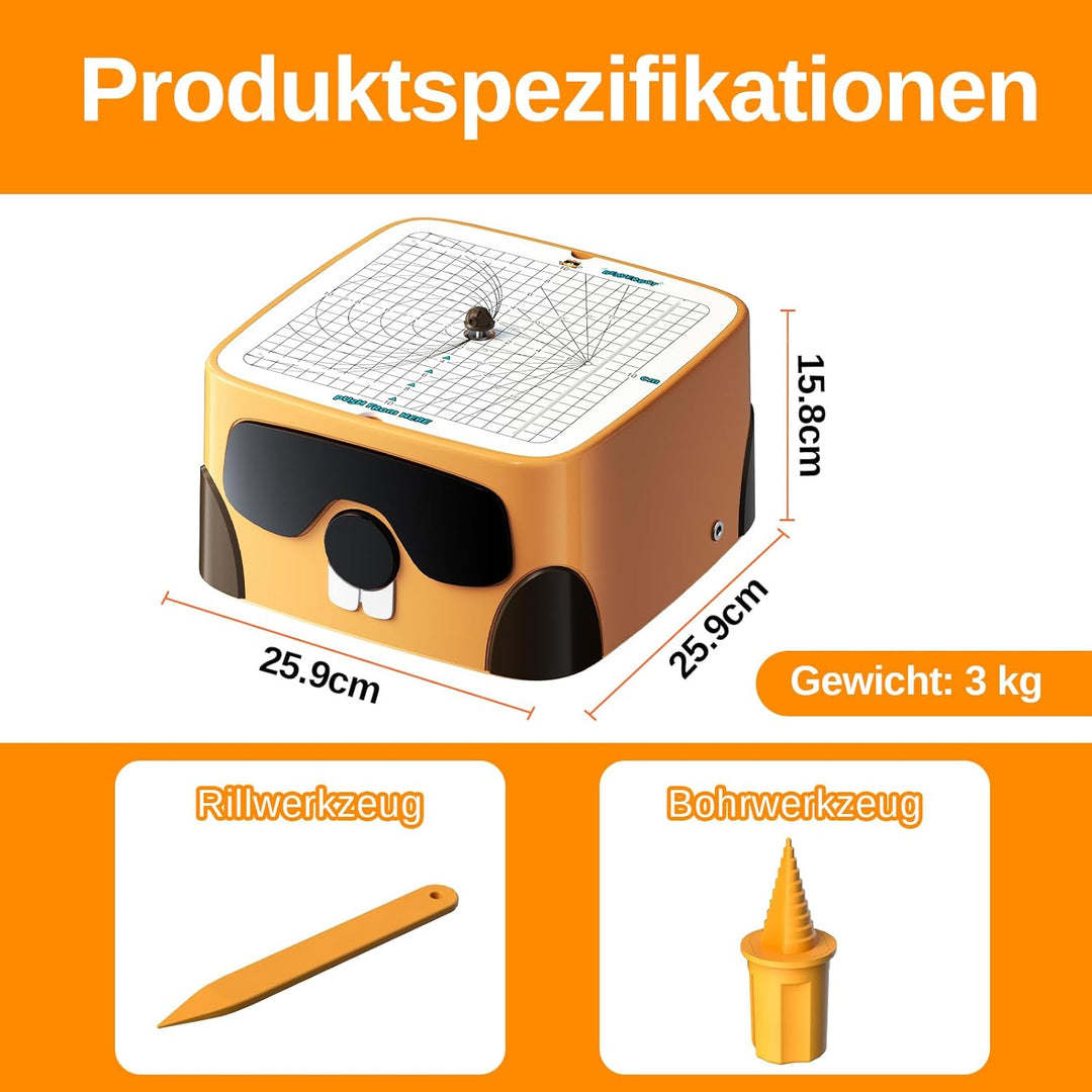 SainSmart BEAVERBOT Kartonschneider für Kinder – Sicheres DIY-Bastelset für Jungen & Mädchen ab 3 Ja
