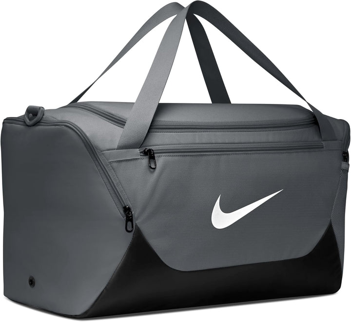 Nike Unisex Brsla S Duff - X Sporttasche Einheitsgrösse Smoke Grey/Black/White, Einheitsgrösse Smoke