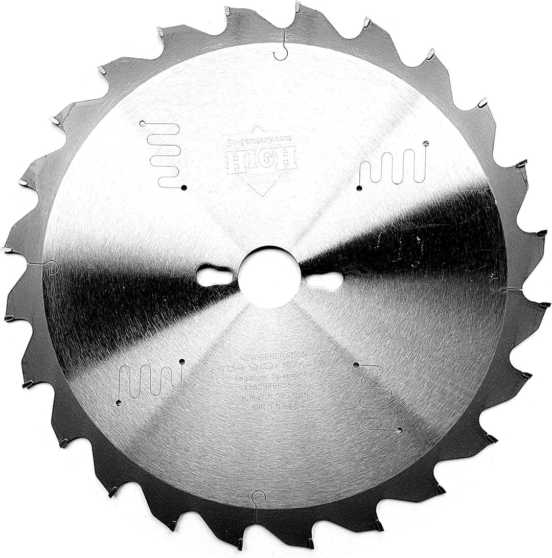 jjw-germany HM-Kreissägeblätter 254 x 30 negativer Spanwinkel für Kappsägen in Industriequalität… (2