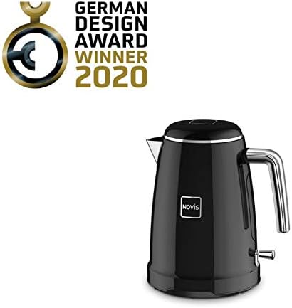 Novis Wasserkocher K1 (Schwarz) Black, Black