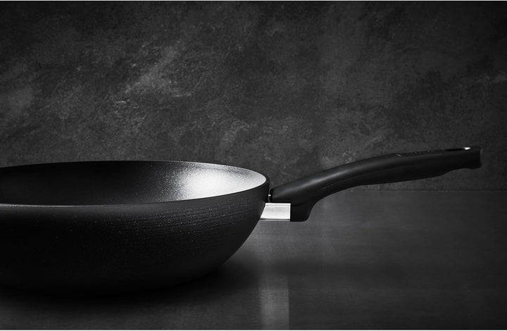 Tefal G28819 Hard Titanium On Wokpfanne 28 cm | Aluminium | unbedenkliche Antihaftversiegelung | The