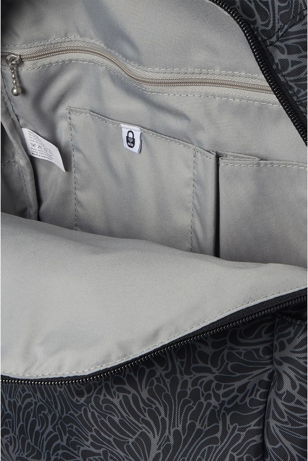 Baggallini Damen Securtex Anti-Diebstahl-Urlaubsrucksack Einheitsgrösse Midnight Blossom, Einheitsgr