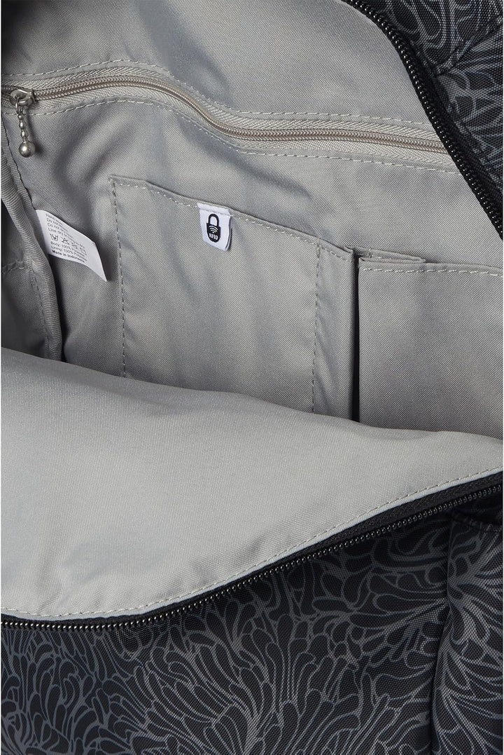 Baggallini Damen Securtex Anti-Diebstahl-Urlaubsrucksack Einheitsgrösse Midnight Blossom, Einheitsgr