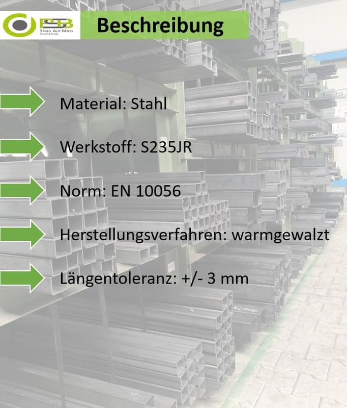 Winkelstahl Winkeleisen Winkelprofil Winkel 100x100x12 mm - S235JR EN 10056 - L = 500-1500mm (1000mm