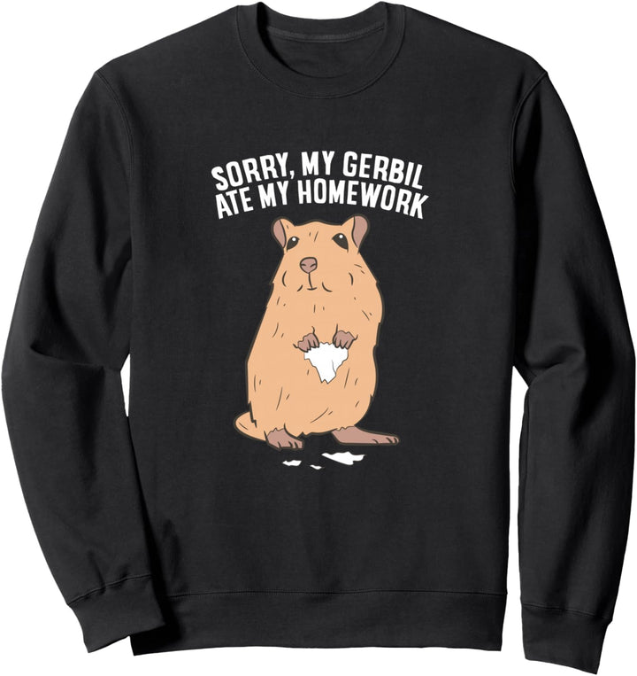 Rennmausbesitzer Schule Meine Rennmaus hat meine Hausaufgaben gegessen Sweatshirt
