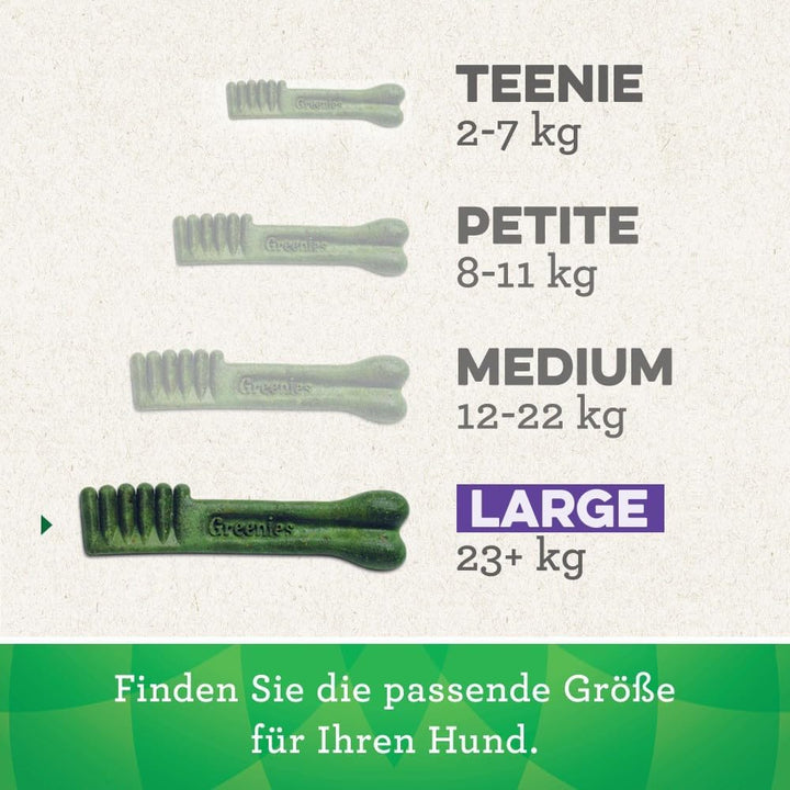 Greenies The Smart Dental Treat 24 Chews, Daily Original Large Dog Treats, 6er Pack (4 x 170 g)