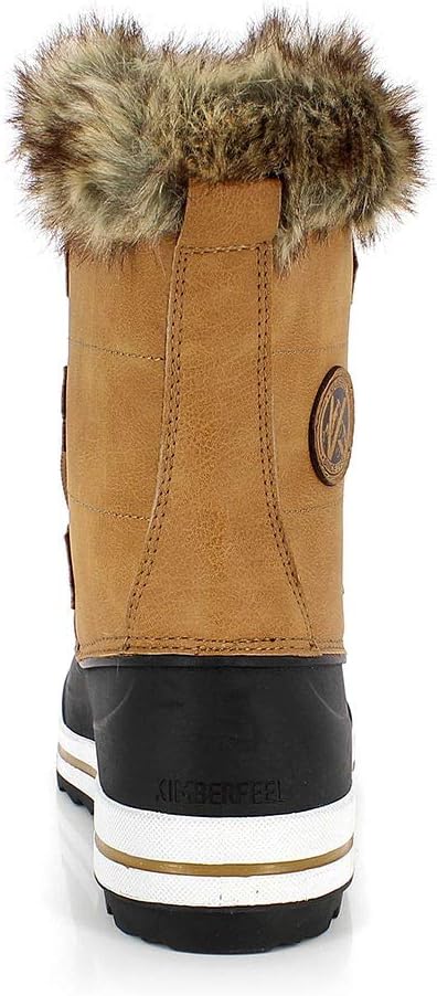 KIMBERFEEL Unisex Kinder Nanda Schneestiefel 30 EU Beige, 30 EU Beige