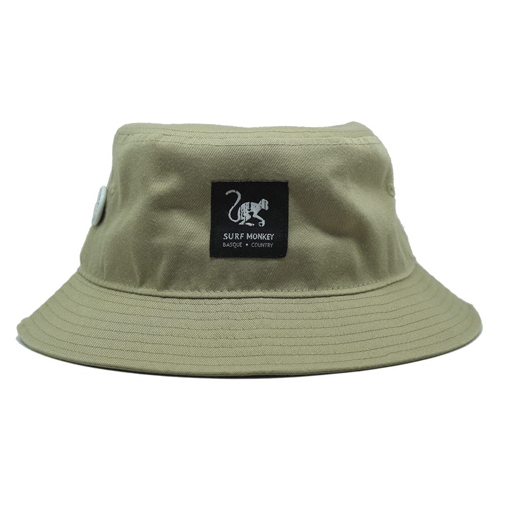 SURF MONKEY Recycled Bucket Repreve® Fischermütze Unisex Erwachsene, Kaki