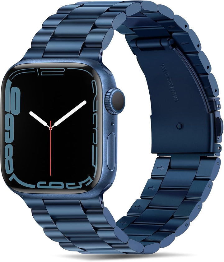 Tasikar Armband Kompatibel mit Apple Watch Armband 41mm 40mm 38mm Prämie Edelstahl Metall Ersatz Arm