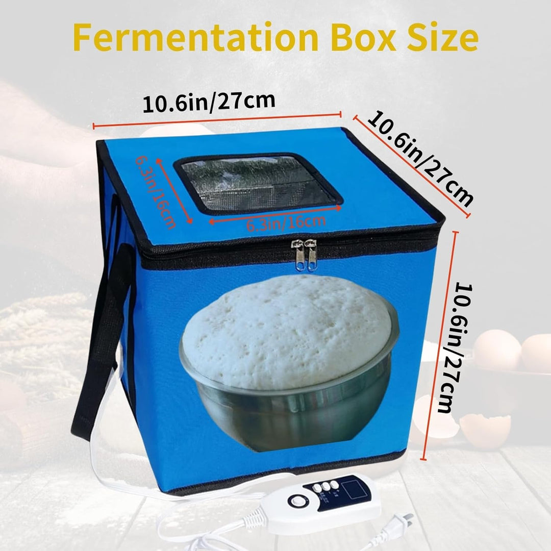 Cloud Fire Faltbare Teiggärbox, Temperatureinstellung Gärbox mit Deckel, Abnehmbarer Multifunktions