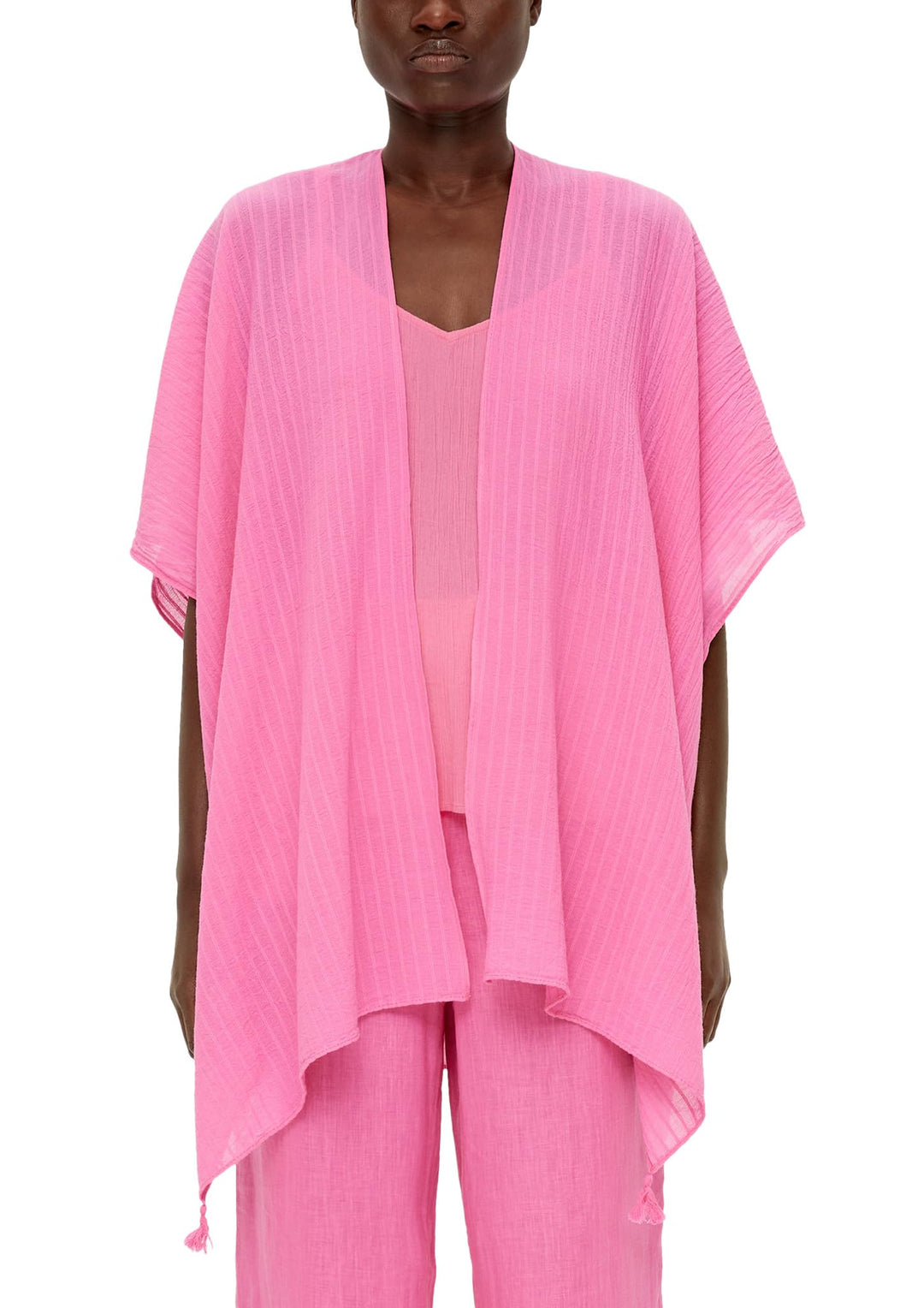 s.Oliver Damen Poncho 1 Pink 4426, 1 Pink 4426