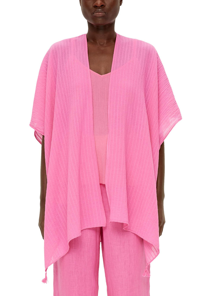 s.Oliver Damen Poncho 1 Pink 4426, 1 Pink 4426