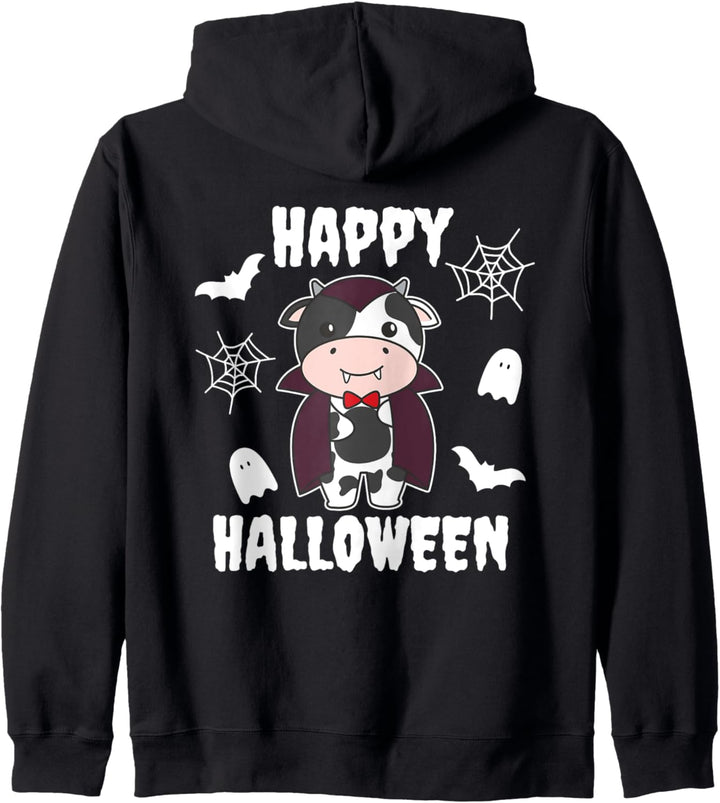 Kuh Happy Halloween süssen Vampir Kostüm Kühe Halloween Kapuzenjacke