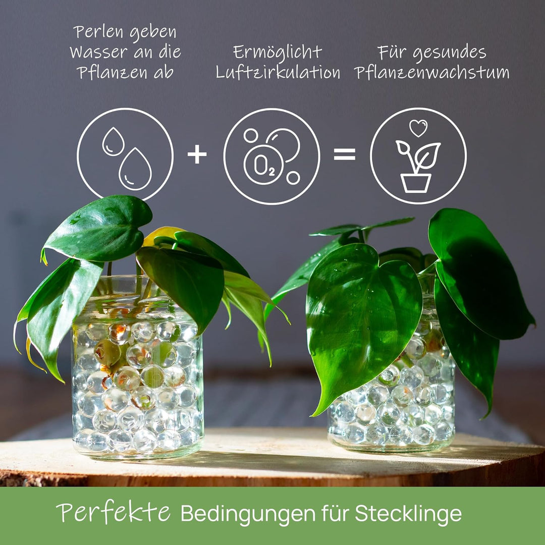 Comforder – Wasserperlen durchsichtig – Deko Wasserperlen für Pflanzen in Vase, ca. 100.000 Hydroper