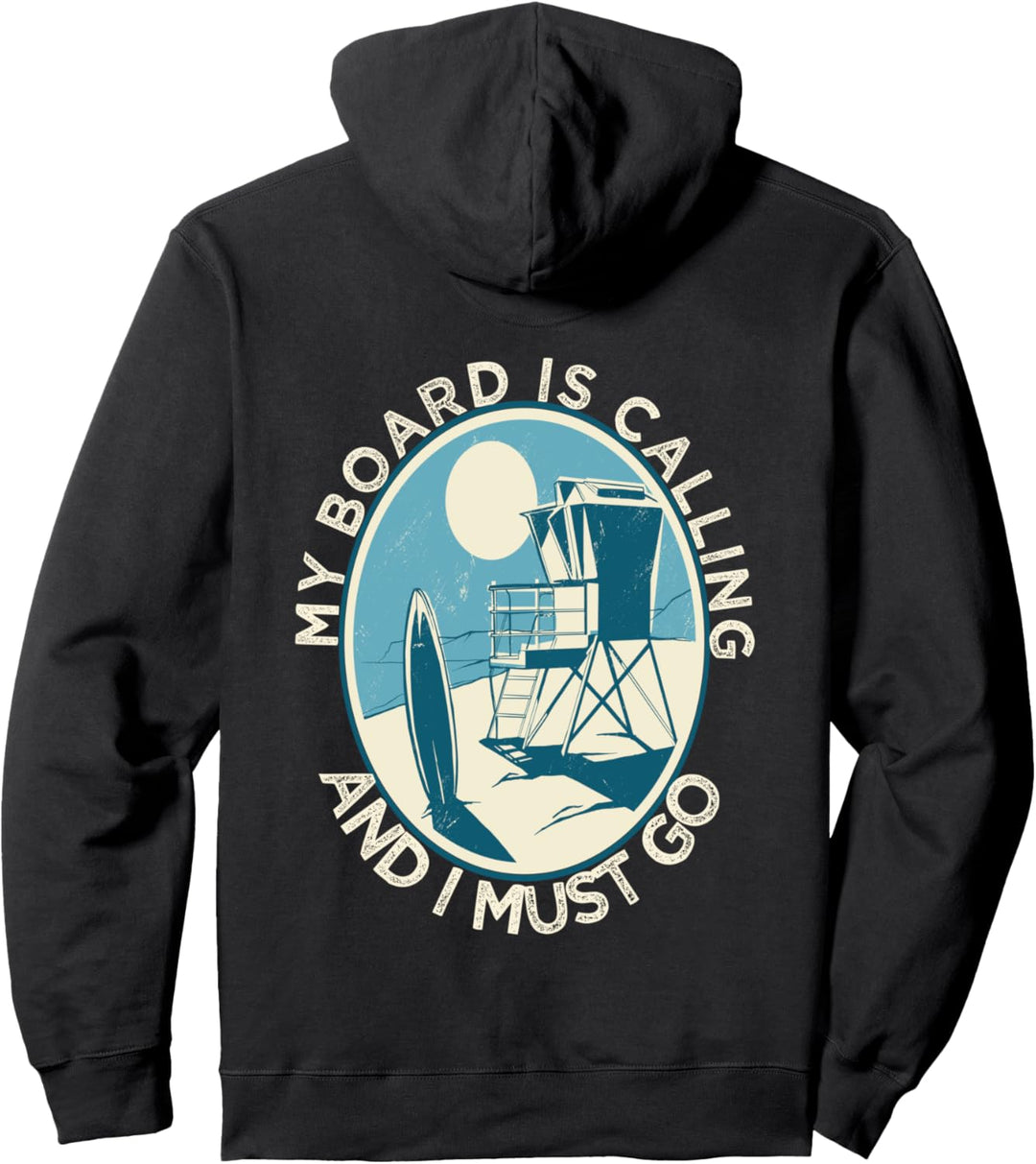 Surf Zitate Jugendliche Retro Surfer Sonnenuntergang Surfen Pullover Hoodie