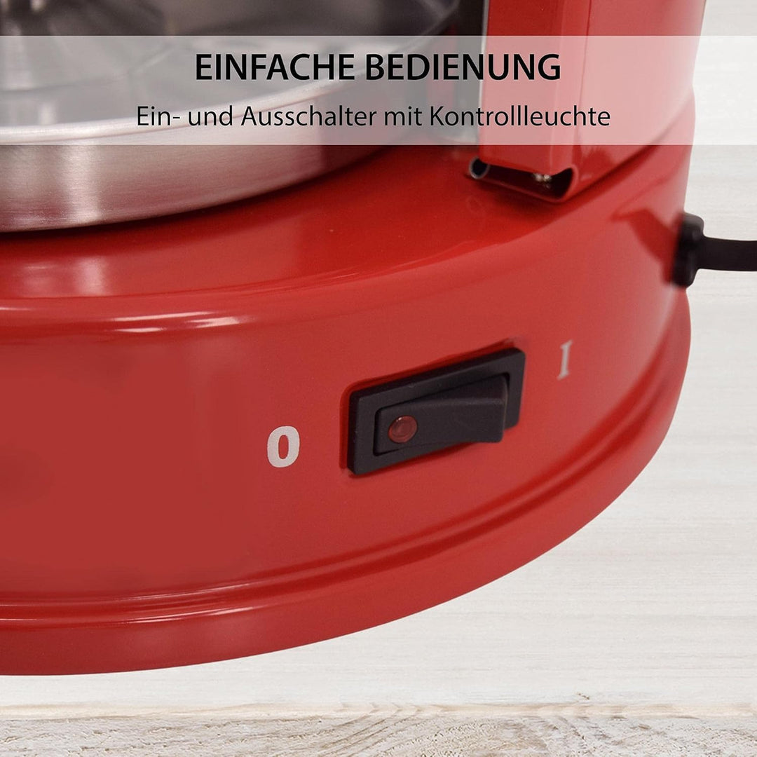 Syntrox Germany Dönergrill ROT-A-1400W-RED-Aragon Vertikal-Kebab & Gyrosgrill Schaschlikgrill Rotiss