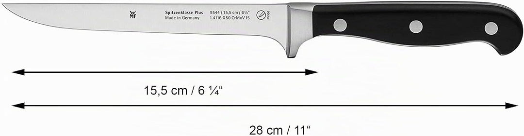 WMF Spitzenklasse Plus Ausbeinmesser 28 cm, Made in Germany, Messer geschmiedet, Performance Cut, Sp