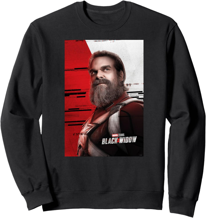 Marvel Black Widow Red Guardian Teaser Movie Poster Sweatshirt