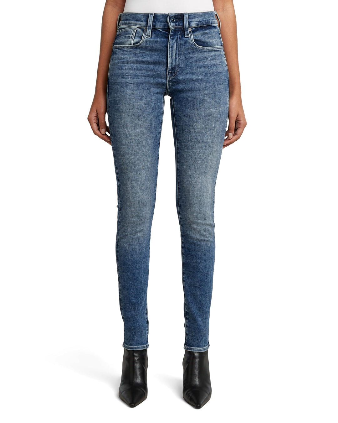 G-Star Damen Lhana Skinny Jeans 23W / 30L Blau (Faded Cascade D19079-c051-c606), 23W / 30L Blau (Fad
