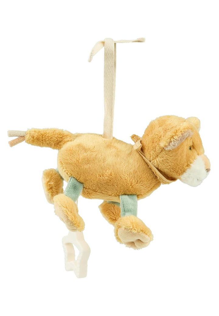Sterntaler Spieluhr S Löwe Leo – kleine Spieluhr aus weichem Stoff – entnehmbares Spielwerk – Melodi