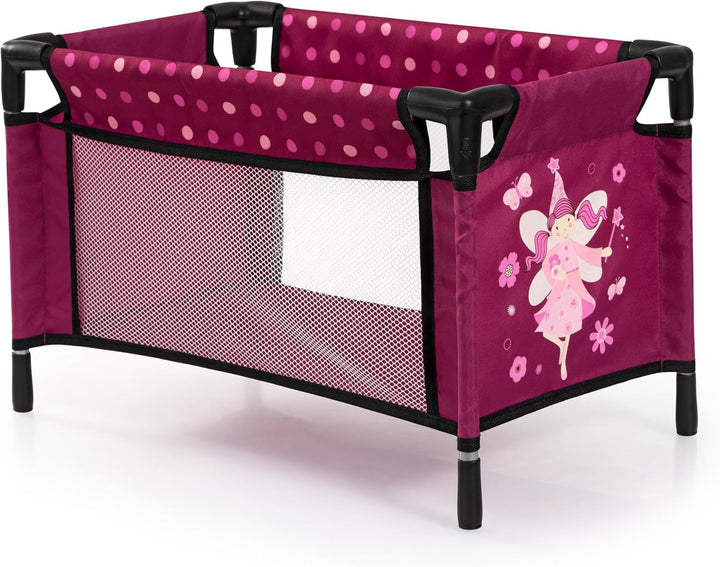 Bayer Design 61767AB Puppenbett Set mit Schlafsack, Puppenzubehör für Rollenspiele der Kinder, ab 3