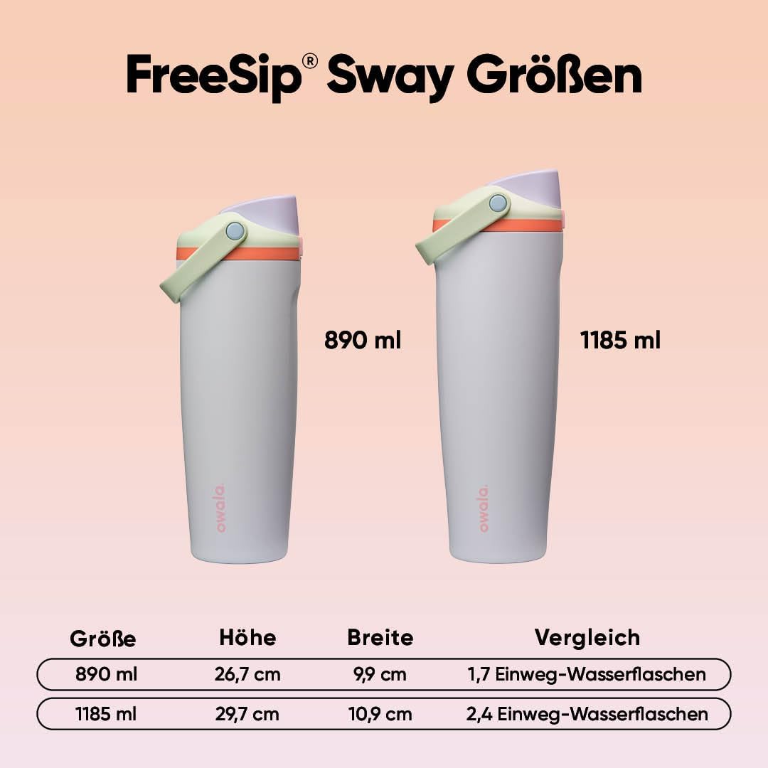 Owala FreeSip Sway - Stainless Steel - 30oz - Beach House Beach House 890 ml, Beach House 890 ml