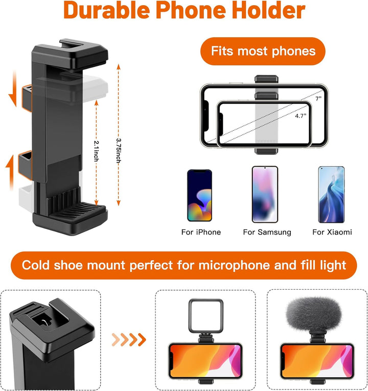 JOILCAN Mini Stativ 63.5cm, Aluminium Kamera Stativ für Cannon/Sony/DSLR Kamera/Video Camcorder/Proj