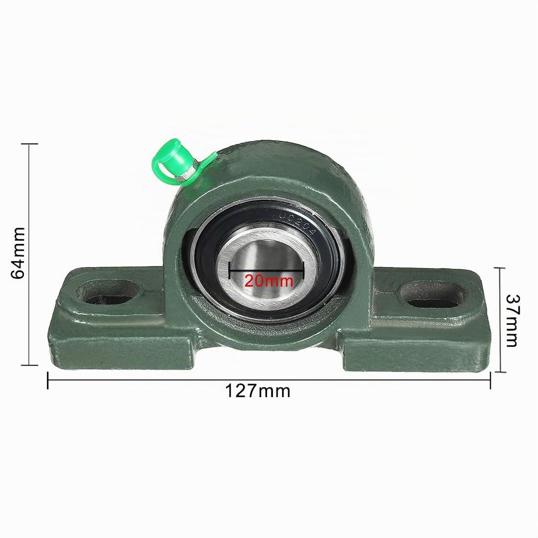 sourcingmap 2 Stück Selbstausrichtung Stehlager UCP204 20mm montiert Lager DE de 2pcs Ucp204 20mm, 2