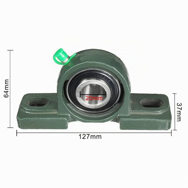 sourcingmap 2 Stück Selbstausrichtung Stehlager UCP204 20mm montiert Lager DE de 2pcs Ucp204 20mm, 2