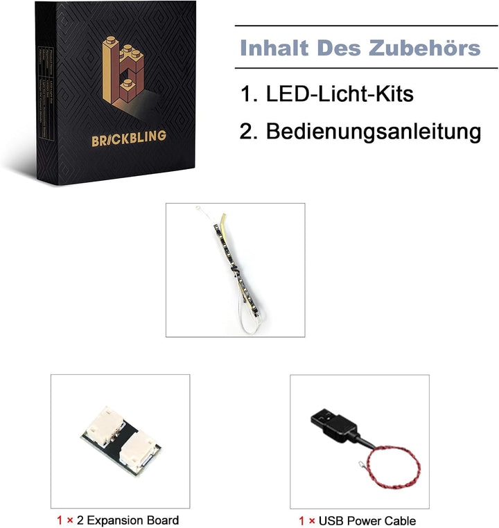 Led Licht Set Kompatibel mit Lego 40886 Penguins in Love (Kein Modell), Dekorationsbeleuchtungsset C