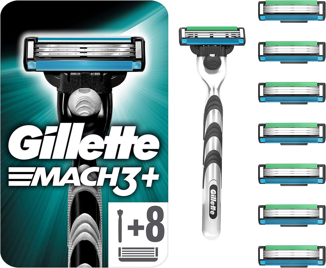 Gillette Mach3 Rasierer für Männer Rasierklinge, 7 Stück