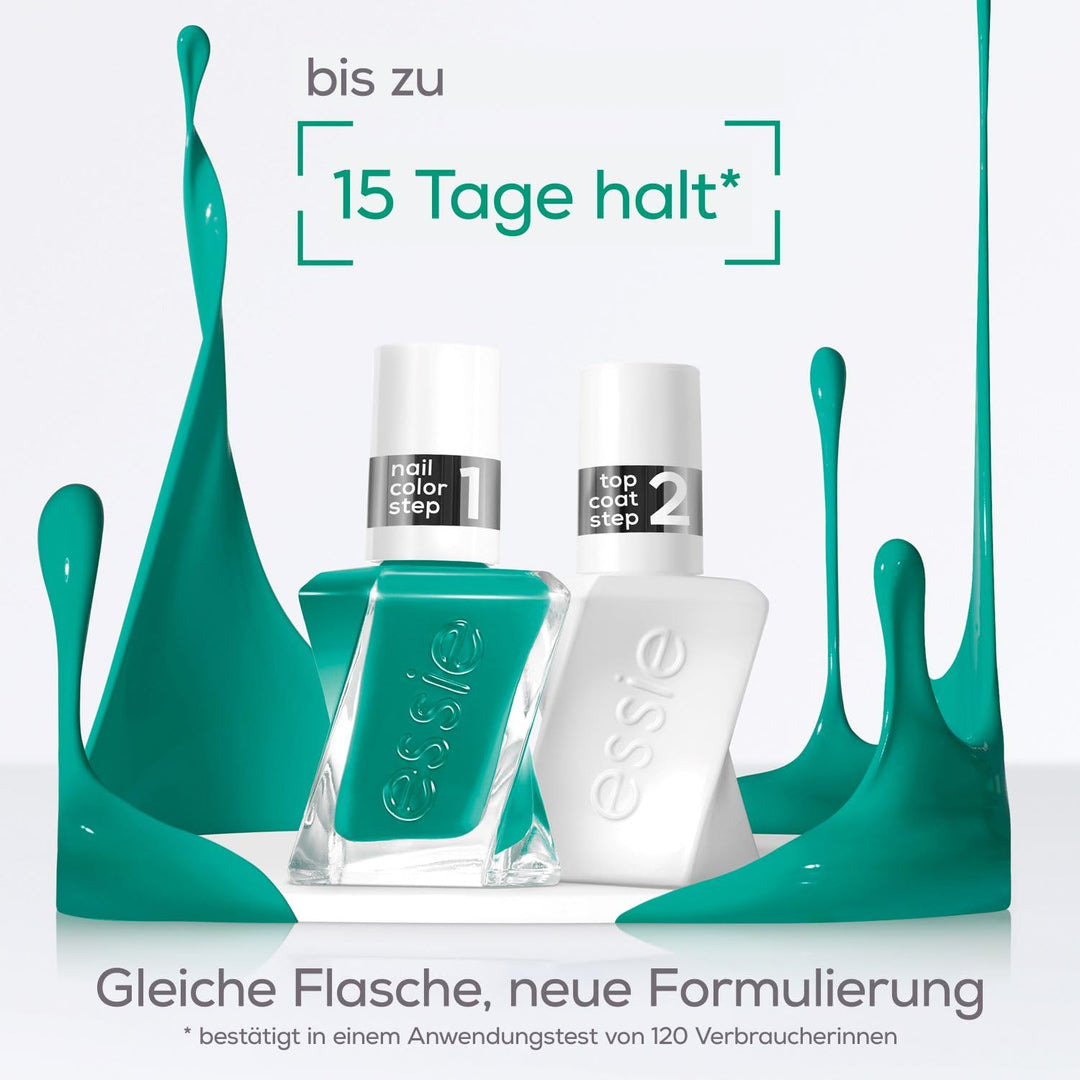 essie gel by essie langanhaltender Nagellack mit glänzendem Finish, Maniküre ohne UV-Licht, Gel Cout