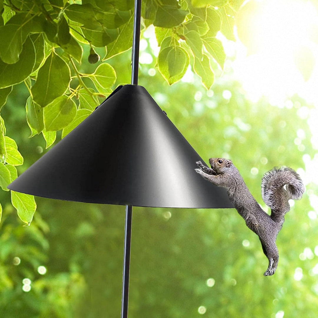 Eichhörnchen-Windabweiser für Pfosten, Eichhörnchen-sichere Vogelfutterstation - Eichhörnchen-Vogelf