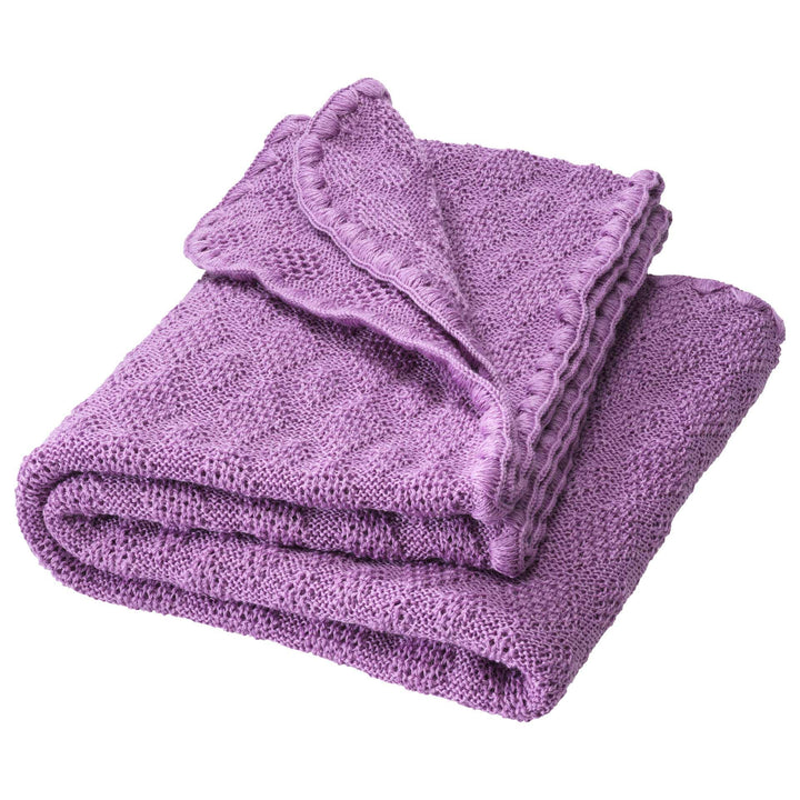 WOLL-BABYDECKE Baby & Kinder - 100% Bio-Merino – kuschelig weich & warm - 80 x 100 cm - nachhaltig &
