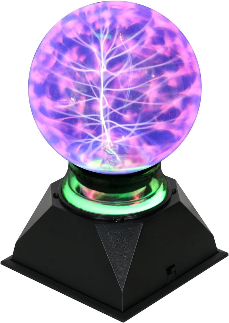 DELIPOP 12CM Magische Plasmakugel, Plasma Ball Touch und Schallempfindliche, Blau Blitzkugel Zauberk