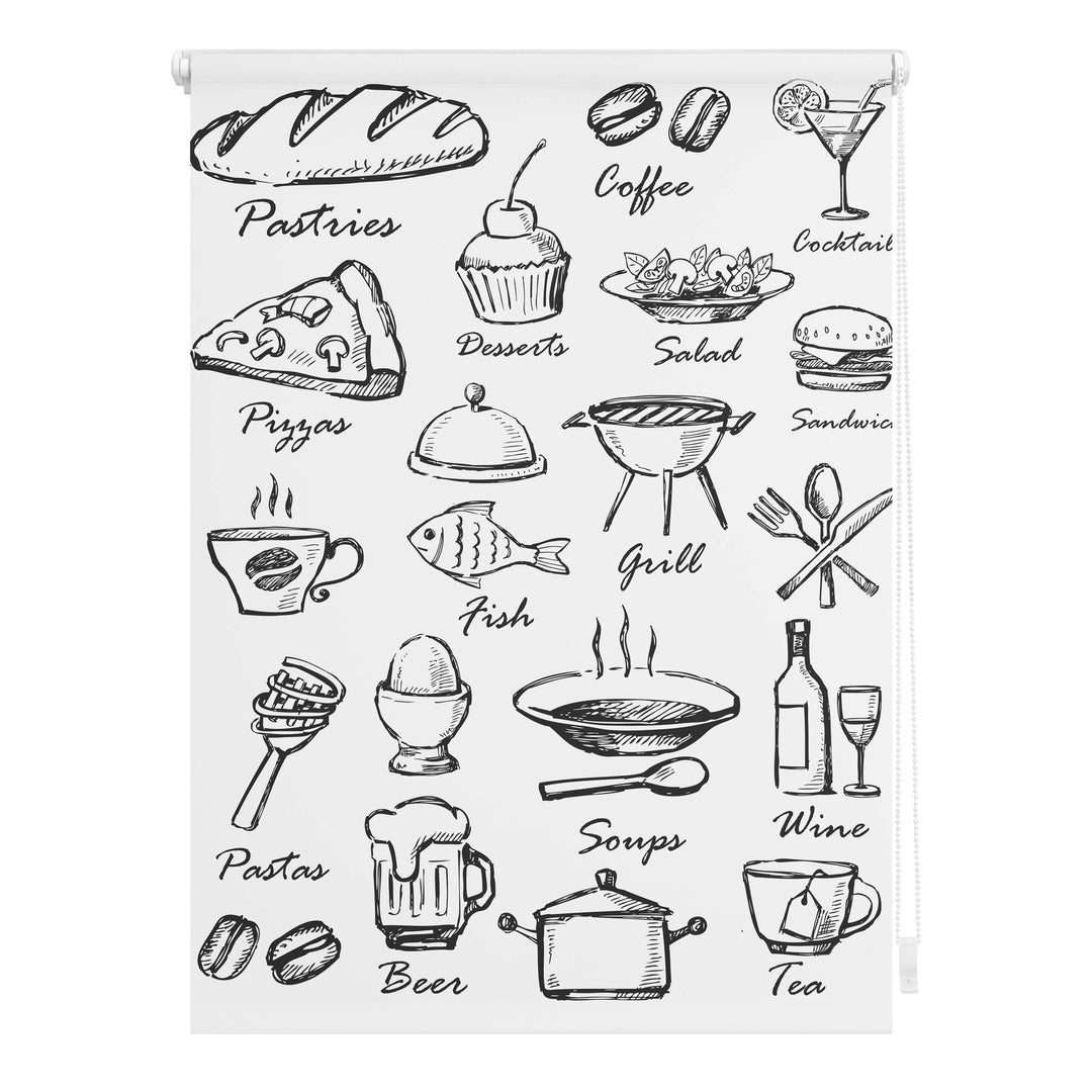 Lichtblick Klemmfix Tageslicht-Rollo mit Motiv, ohne Bohren, Blickdicht, Seitenzugrollo, Made in Ger