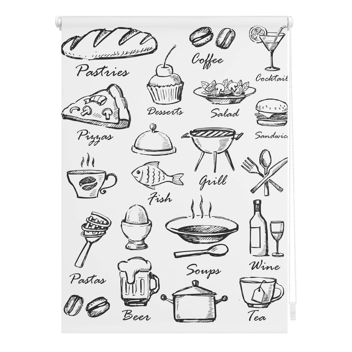 Lichtblick Klemmfix Tageslicht-Rollo mit Motiv, ohne Bohren, Blickdicht, Seitenzugrollo, Made in Ger