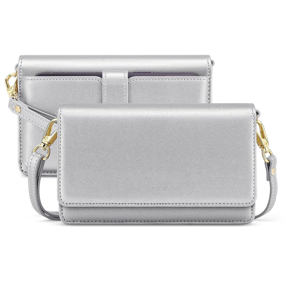 nuoku Handytasche Zum Umhängen Damen, Handytasche mit Geldbörse Zum Umhängen, Umhängetasche Damen, C